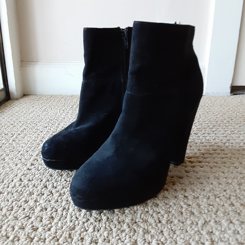 Black H&M Heeled Booties